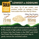 Solo Organic Pea Protein Powder, Low in Sodium, Canada Grown Peas, 100% Vegan, Non-GMO, Unflavored Plant Based Protein Powder with BCAA (2.7 lbs) 4
