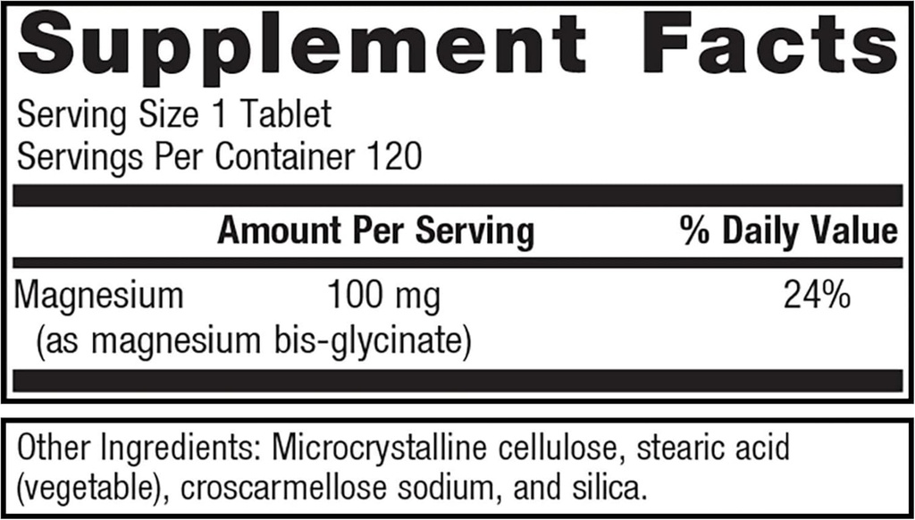 Metagenics Mag Glycinate - Highly Absorbable Magnesium - Magnesium Glycinate for Nervous System Support* - Gluten-Free - Non-GMO - Vegetarian - 120 Tablets 3