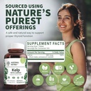 Natural Nutra Kelp Iodine Thyroid Support Supplement, Strengthens Immune System, and Regulates Metabolism, Vegan Sea Kelp, Non GMO, Atlantic Sourced Seaweed Extract, 225 mcg, 100 Tablets 4