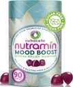 NUTRAMIN Mood Boost Multivitamin Gummy - Delicious & Yummy Anti-Stress Magnesium Ashwagandha Gummies + B Complex Vitamins for Focus and Calm - Sugar-Free, Vegan, Gluten-Free, Allergy-Safe (90 Count) 2