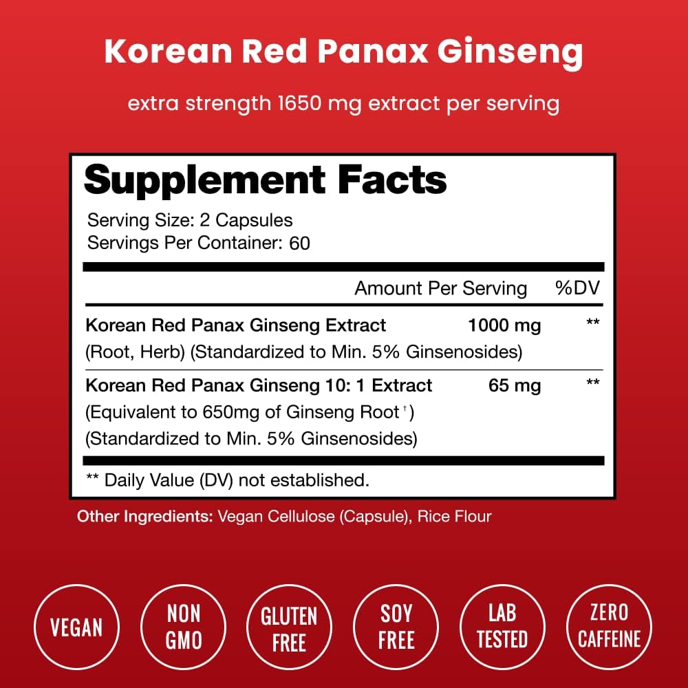 NutraChamps Korean Ginseng Capsules and Tribulus Capsules 2 Pack Bundle 3