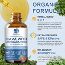 (3 Pack) Kava Kava Root Extract Supplement - High Concentration Kava w/Ashwagandha, Lemon Balm, Valerian Root for Immune & Overall Health - Vegan, Alcohol-Free 6