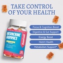 2 Pack Berberine Gummies -1200mg Berberine Supplement with Ceylon Cinnamon for Metabolism and Energy Support, Vegan Gelatin-Free-120 Count 3