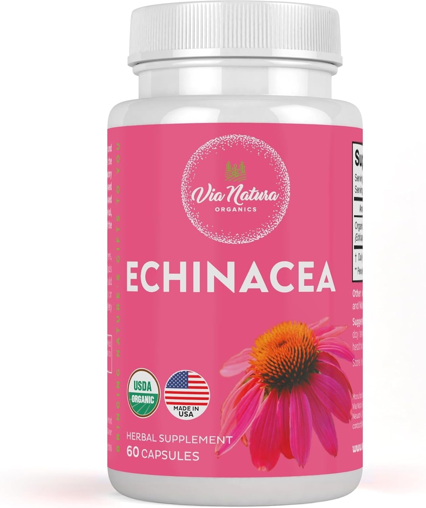 Echinacea Supplement | Natural & Organic | 60 Capsules 2