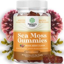 Natures Craft Irish Sea Moss Gummies for Women Men & Kids - Immune Support Supplement with Irish Sea Moss, Bladderwrack & Burdock Root - Detox Gummies for Body Cleanse - 90 Chewable Gums 2