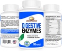 Rise-N-Shine Digestive Enzymes with Probiotics, Bromelain, Lipase, Papain, Lactase & More - Gut Health Supplement for Women & Men - 30 Capsules 3