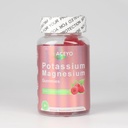 Potassium Magnesium Gummies for Adult Kids High Absorption Leg Cramps & Muscle Health Immune Health Raspberry Magnesium Gummies Chewable Gummy Supplement Vegan Non-GMO 3