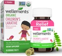 Wellements Organic Children's Laxatives for Constipation (50 Chewable Tablets) | Organic Senna Tablets for 2+ Kids | Non-GMO, USDA Organic, Gluten Free | Natural Laxatives for Constipation Relief* 2
