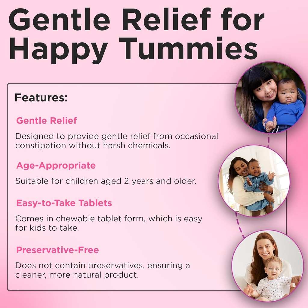 Wellements Organic Children's Laxatives for Constipation (50 Chewable Tablets) | Organic Senna Tablets for 2+ Kids | Non-GMO, USDA Organic, Gluten Free | Natural Laxatives for Constipation Relief* 5