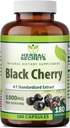 Herbal Secrets Black Cherry 4:1 Extract | 1000 mg Supplement | 180 Capsules | Non-GMO | Gluten Free | Made in USA 2