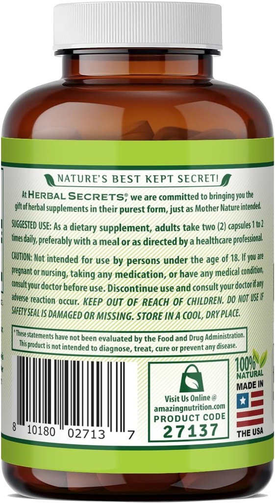 Herbal Secrets Black Cherry 4:1 Extract | 1000 mg Supplement | 180 Capsules | Non-GMO | Gluten Free | Made in USA 4