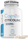 Teaveli Cognizin Citicoline- 500mg CDP Choline Capsules- Clinically Studied Brain Supplement to Support Clarity, Concentration and Memory – Most Bioavailable Form of Choline Supplements - 30 Servings 2