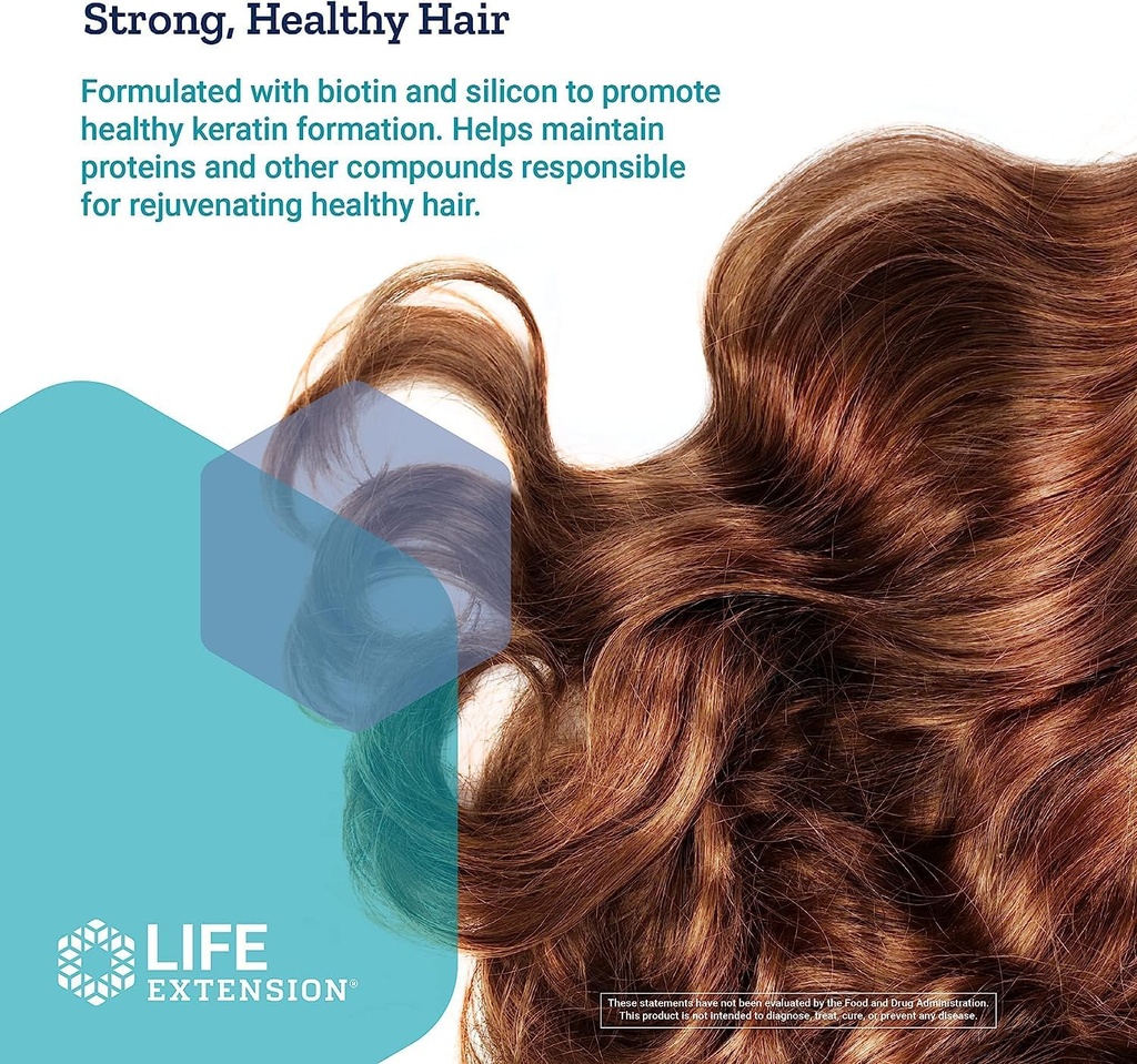 Life Extension Hair, Skin & Nails Collagen Plus Formula with Multivitamin - 120 Count & 60 Tablets 5