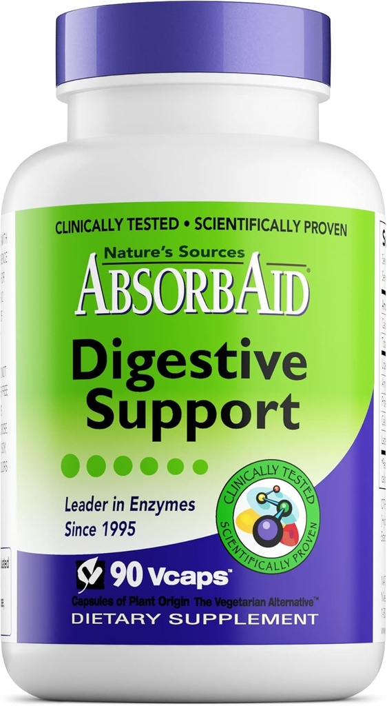 Nature's Sources AbsorbAid Digestive Support - 90 Vcaps 2