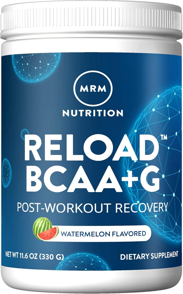 MRM Nutrition Reload BCAA+G Post-Workout Recovery | Watermelon Flavored | 9.6g Amino Acids | with CarnoSyn® | Muscle Recovery | Keto Friendly | 26 Servings 2