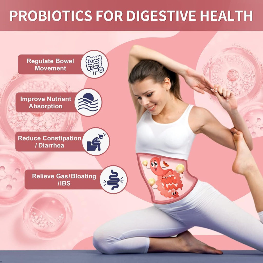 NATURE TARGET Probiotics-for-Women Prebiotics-and-Probiotics-Powder + Probiotics for Women Urinary Tract Health 5
