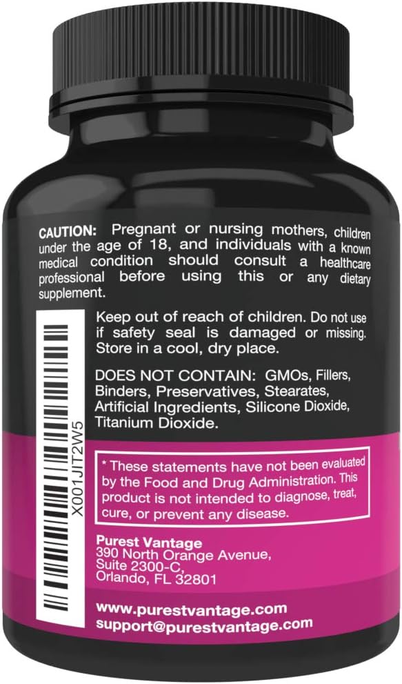 D Mannose Capsules with 600mg D-Mannose Powder Per Cap - with Added Cranberry and Dandelion Extract to Aid in Bladder, Urinary Tract and UTI Support - 120 Veggie Caps 4