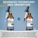 Magnesium Glycinate Liquid Drop - Triple Absorption Supplement to Support Nerves, Sleep, Calm, Heart, Muscles * -Sugar-Free with Potassium, L-Theanine, Sea Moss，Vitamin B,C,D3, K2-1Pack 5