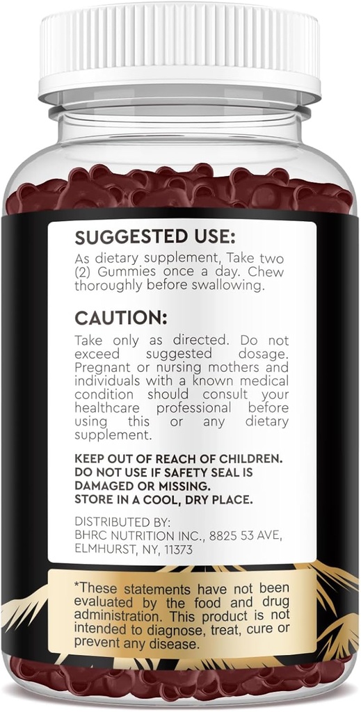 Shilajit Gummies 1000mg for Men & Women - Shilajit Gummies with 85+ Trace Minerals, Ashwagandha, Turmeric, Black Pepper - Energy & Immune Support - Sugar Free Raspberry Flavor 60 Count 6