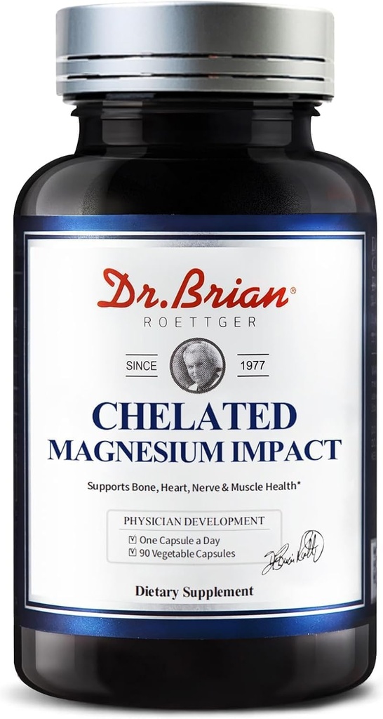 Dr. Brian Magnesium Supplement | 200mg High Absorption Magnesium Complex for Sleep, Calm, Muscle Relaxer, Natural Energy, Non-GMO 90 Vegetable Magnesium Oxide Capsules 2
