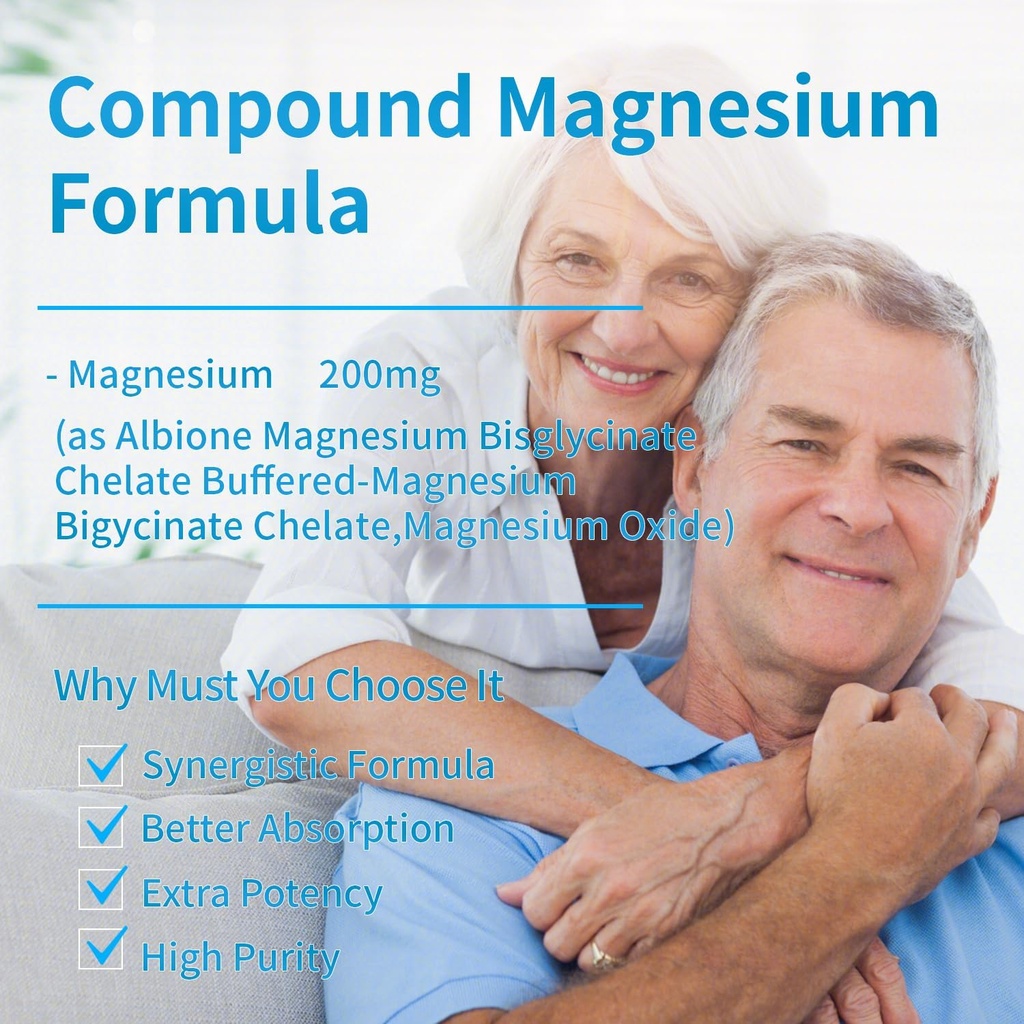 Dr. Brian Magnesium Supplement | 200mg High Absorption Magnesium Complex for Sleep, Calm, Muscle Relaxer, Natural Energy, Non-GMO 90 Vegetable Magnesium Oxide Capsules 3