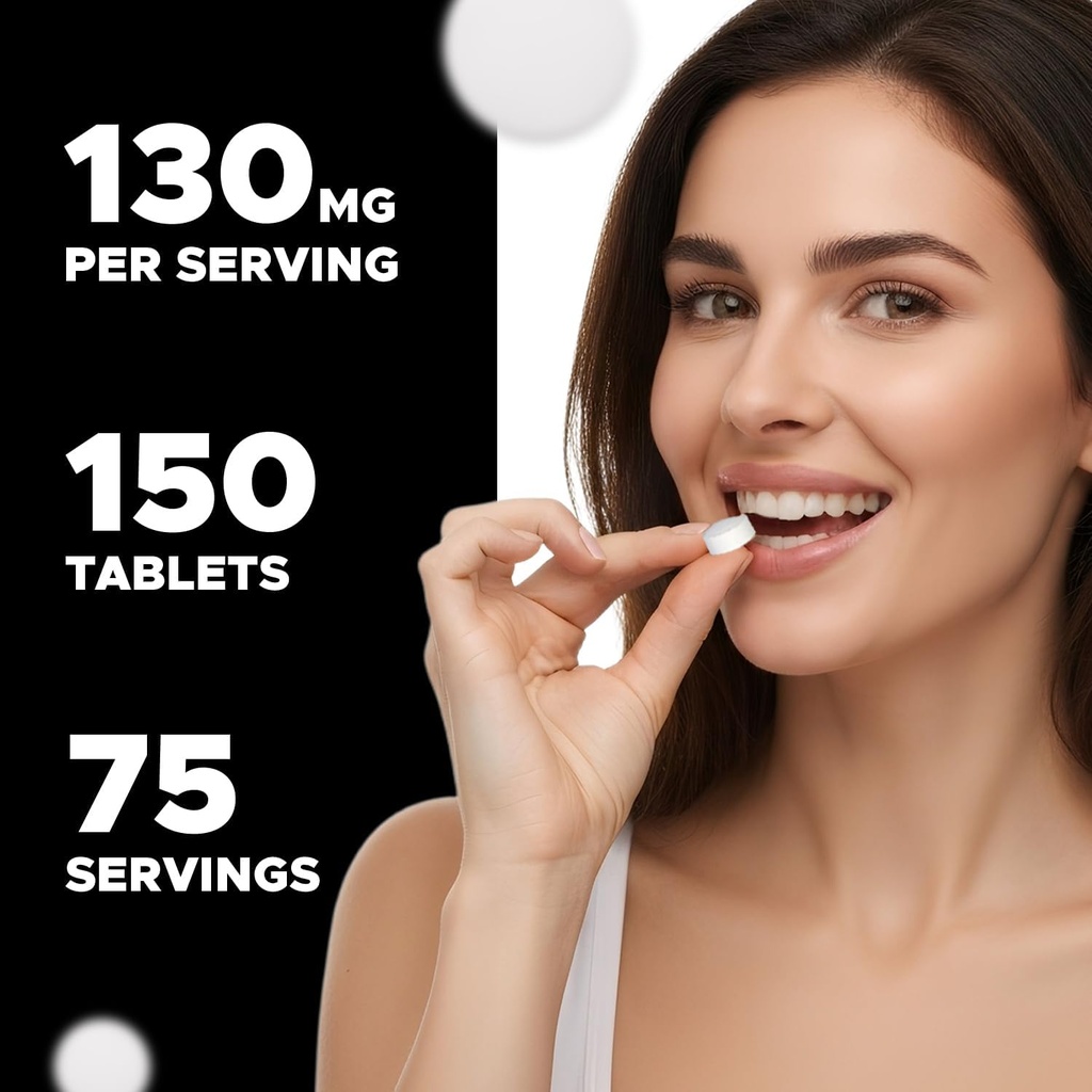 Potassium Iodide Dietary Supplement 130 mg per Serving - 150 Tablets (3 Bottles) 6