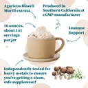 Nature Restore Agaricus Blazei Murill Extract Mushroom Powder, 4 Ounces, 40% Polysaccharides, Non GMO, Gluten Free 6