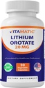 Vitamatic Lithium Orotate 20mg, 90 Capsules - Veggie Caps, Non-GMO, Gluten Free 2