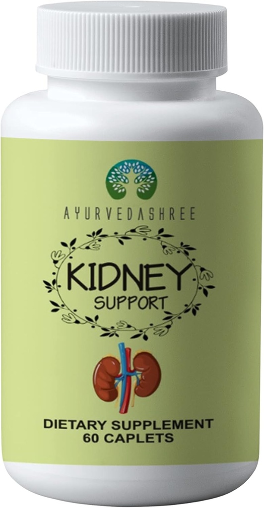 Kidney Support Herbal Supplement - Supports Healthy Kidney Function, Vegan, Gluten-Free, GMP Certified - Each Caplet of 1000 MG 2