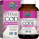 Garden of Life Antioxidant Vitamin Code Raw Whole Food Supplement Capsules with Probiotic and Enzyme Blend, Vegan, Unflavored, 30 Count 2