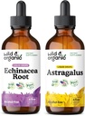 Wild & Organic Echinacea Tincture 4 fl oz & Astragalus Tincture 4 fl oz 2