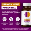 Focus & Memory Supplement for Brain Health, Focus Supplement & Neurotransmitter Support with Vitamin B12, B1, B3 & B5 Plus Taurine, 60 Capsules 3