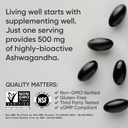 Sports Research® Ashwagandha Softgels with Coconut MCT Oil - Natural Adaptogen Made with Shoden® Ashwa for Relaxation, Calm & Sleep Support - Gluten Free & Vegan Friendly - 60 Count 5