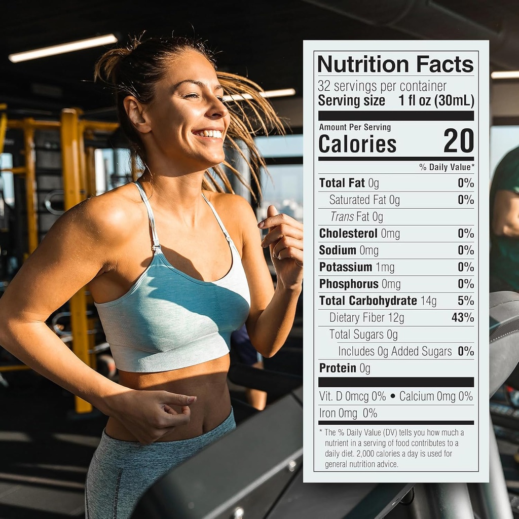 Medtrition HyFiber Daily Liquid Fiber for Regularity and Soft Stools, 12 Grams Soluble Fiber, 32 fl oz 1 Bottle 3