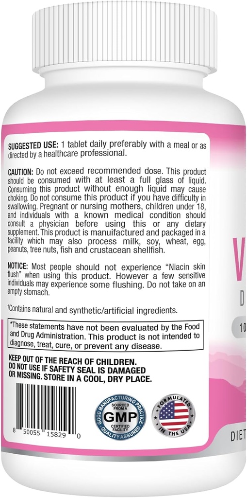 Best Earth Naturals VITA Women's Daily Multivitamin, Immune Support, Vitality & Well-Being, 100+ Vitamins, Minerals & Herbs 5