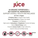 Terra Kai Organics JUCE Reds Organic Superfood Powder - Garden Berry Flavor | Fruit & Veggie Powder for Everyone w/64 Immune Boosting Superfood Plus Probiotics for Gut Health | 20 Servings (230g) 5