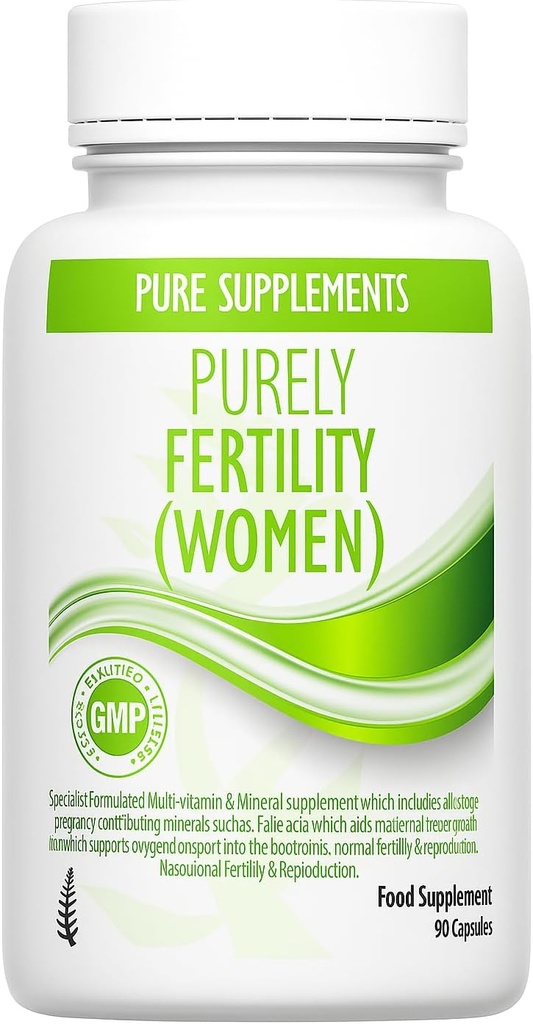 Conception Fertility Supplement for Women | Female Fertility Support | Promotes Ovulation, Regular Cycle, Hormonal Balance | CoQ10, 400µg Methylfolate (Folic Acid), Inositol, Iron, Selenium, Zinc, etc 2
