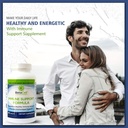 180 Tablets - 6 in 1 Immune Supplement | Vitamin C - Elderberry - Selenium - Vitamin D - Zinc and Holy Basil - Immune Defense for Adults and Kids 5