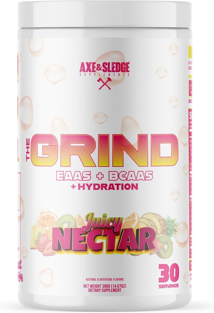 The Grind Essential Amino Acids, Branched Chain Amino Acids, 30 Servings (Dragon Fruit Yuzu) 6