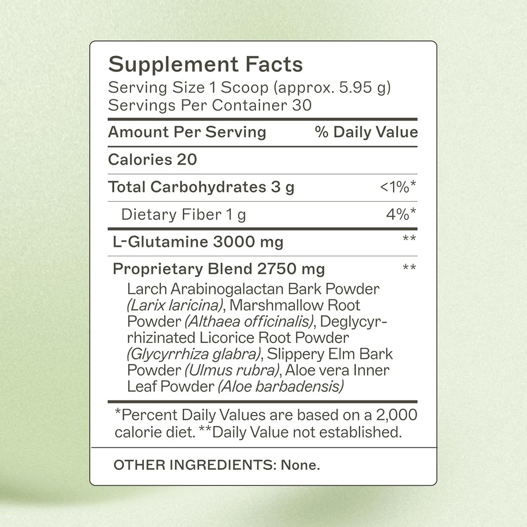 Amy Myers MD Leaky Gut Revive - Gluten-Free & Non-Dairy - Botanical Blend for Healthy Gut Support - GI Health Support with Prebiotic Fiber, Slippery Elm Bark & Marshmallow Root - 6.3 oz (30 Servings) 3