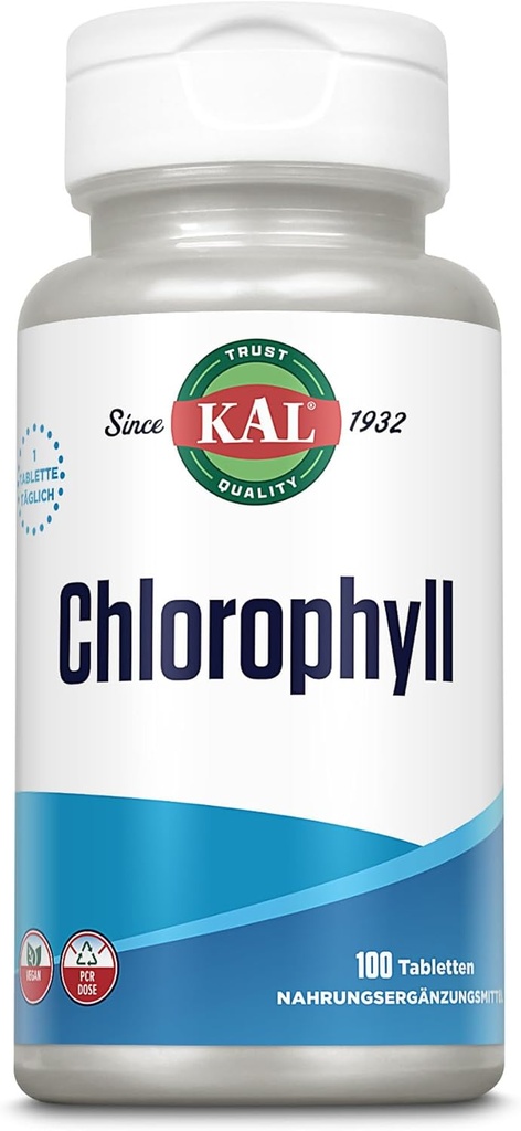 KAL Chlorophyll Tablets, 20 mg, 100 Count 2