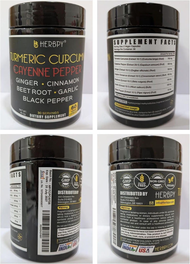 Bundle 7in1 Turmeric Curcumin Supplements & 7in1 Clove Supplement 3