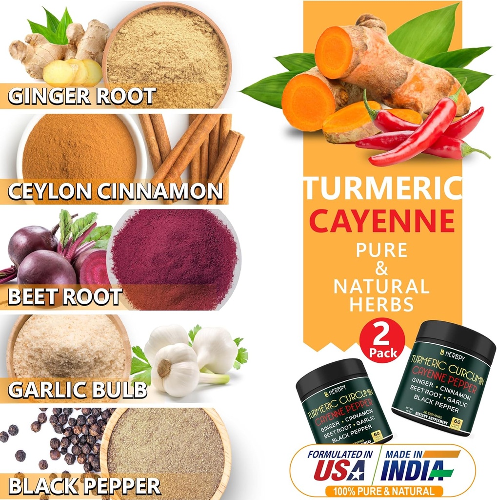 Bundle 7in1 Turmeric Curcumin Supplements & 7in1 Clove Supplement 6