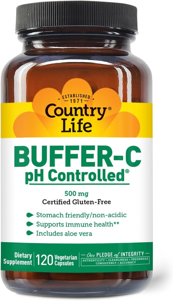 Country Life Buffer-C 500 mg (veg Caps), 120-Count 2