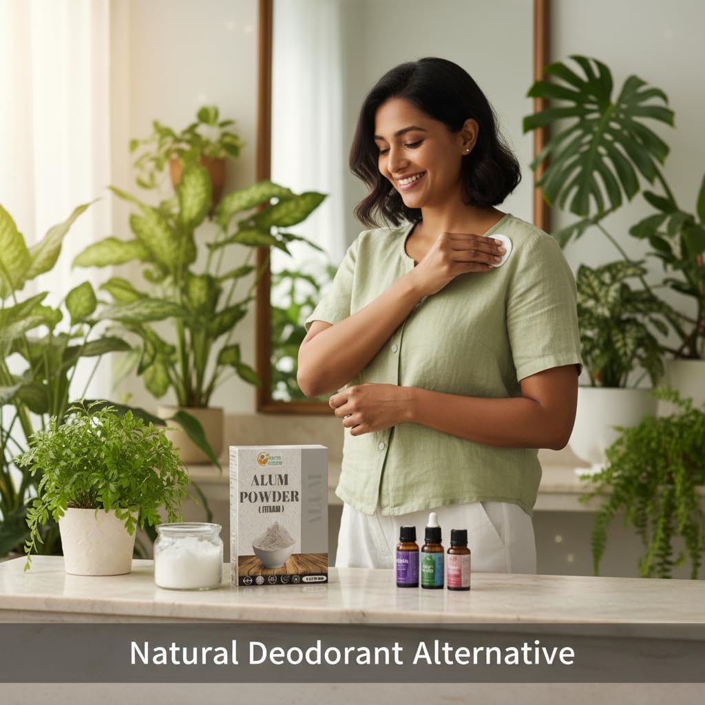 Herbs Botanica Potassium Alum Powder (Fitkari), Pure Granulated Alum for Skin Care, Canker Sores, Deodorant, Alumbre en Polvo, Natural Cleansing & Flowers, 5.3 oz 4