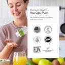 FIQ - Whole C IQ - Natural Vitamin C Supplements with Amla Fruit Extract - Iron, Energy, & Immune Support from Whole Food Sources - High Absorption Vitamin C Capsules - 90 Capsules 6