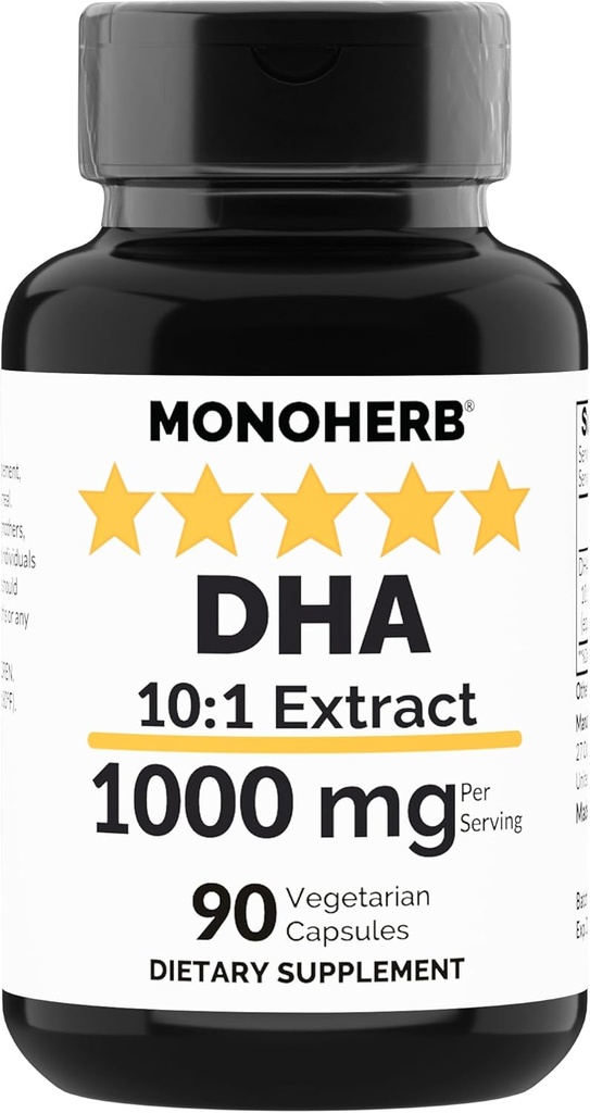 MONOHERB DHA Extract 1000 mg - 90 Vegetarian Capsules 2