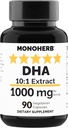 MONOHERB DHA Extract 1000 mg - 90 Vegetarian Capsules 2