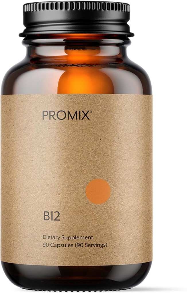 Promix Nutrition Vitamin B12 Supplement - 1000mcg as Methylcobalamin - Gut friendly - 90 count 2