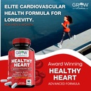 Heart Support Supplement, Promotes Cardiovascular Health, Triglyceride, Homocysteine, and CRP Levels, Natural Artery Cleanse, Made with 22 Premium Herbs & Vitamins 3